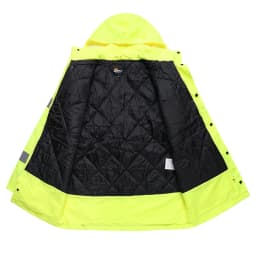 Reflective Winter Jacket Men High Visibility Hi Vis Workwear Jacket Waterproof Windproof Safety Construction Worker Clothes Men
