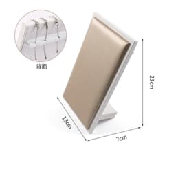 PU Leather Jewelry Store Display Case Ring Earring Bracelet Organizer Tray Pendant Necklace Chain Holder Neckform Stand Showcase