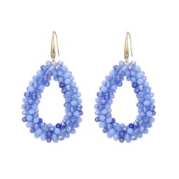 INKDEW Small Earrings National Flag Colors Water Drop Earrings for Women Handmade Beads Crystal Earrings Gift Jewelry EA124