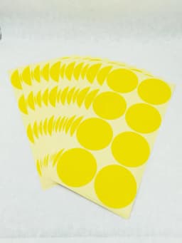 120pcs 50mm /2" Round Blank Silver Gold Company Stamp Seal Hademade Colours Label Sticker