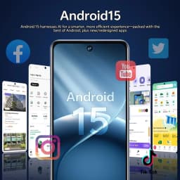 K-Touch Mobile Phones C26 Ultra Android 15 Smartphone 7.3 Inch Cell Phone 8000mAh Face Unlock 5G Dual SIM 16+48MP Camera Global Version Cellphones For Men Women