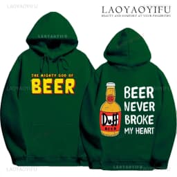 Duff Beer Hoodie Funny The Simpsons Duff Classic Beer Graphic New in Hoodies & Sweatshirts Pullover Sweatshirts Men Women Tops