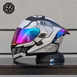 ORZ Motorcycle Helmet High Quality Dual Lens Modular Flipped Helmet Full Face Neutral Motorcycle Travel Helmet Off Road Helmet