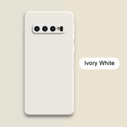 Original Square Liquid Silicone Case for Samsung Galaxy S8 S9 S10 Plus S10E Soft Candy Back Cover S8Plus S9Plus S10Plus E Fundas