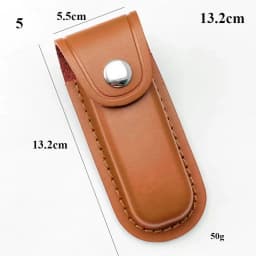 Multitool Leather Pouch Foldable Knife Sheath Fixed Blade Scabbard Holster Belt Loop Clip Case Holder Outdoor Waist Bag