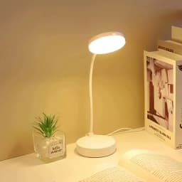 LED Eye Protection Desk Lamp,Adjustable Dimming In Three Levels,Can Switch Between White Light And Warm Light -USB Night Light