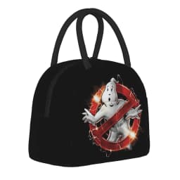 Ghostbuster Insulated Lunch Bag Cooler Bag Reusable,Meal Container High Capacity Tote Lunch Box Food Storage Bags