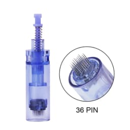 100pcs Derma Pen Ultima A1 Cartridges Needle Face Care Micro Needle Pen Disposable Bayonet Replacement Parts Tattoo Needles