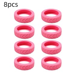 8PCS/Set Suitcase Wheels Protection Cover Silent Rubber Luggage Roller Cover Trolley Box Casters Cover Travel Luggage Caster Sho