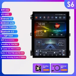 9"10.1"7862 2din Carplay Android 13 Car radio Multimedia Player GPS Navi Stereo Autoradio 4G WIFI Screen Universal Head Unit swc