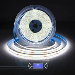 LED Makeup Lamp USB Rechargeable Lamp 5V LED Strip Light with Touch Sensor Dimmable Swtich for Bathroom Mirror Backlight Decor