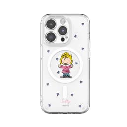 S-Snoopy Wireless Charging Case for iPhone 17 Air 16 E 15 14 13 12 Mini 11 Pro Max Transparent Acrylic Silicone Edge Hard Cover