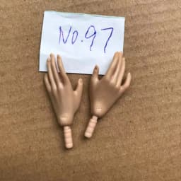 1/6 Doll Replacements Hands Elbows Feet Black Brown White Beige White Pink Skin Doll Parts Original Doll Accessories