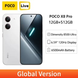 POCO X8 Pro 5G Global Version Dimensity 8500-Ultra 12GB 512GB 6500mAh 100W HyperCharge 6.59'' 1.5K 120Hz NFC Android Phone