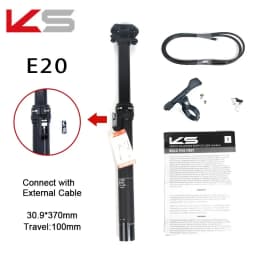 KS E20/E20-i 27.2 Sestpost Travel 100 125mm Remote Control Dropper KS Saddle Post 30.9/31.6mm Bike Saddle Post Travel 125mm