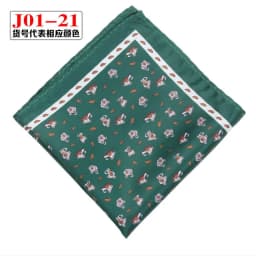 Men Pocket Square Print Real Satin Small Square Scarf Gentleman Business Suit Shirt Chest Scarf Handkerchief 24*24cm