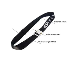High Quality Woven Letter Logo 1017 ALYX 9SM Belt Functional Tactical Metal Buckle Street Unisex Adjustable Waist Belt Men Women