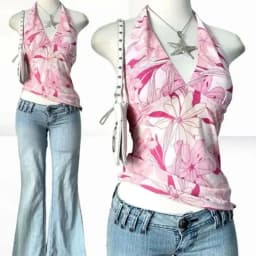 Y2K Flower Harajuku Graphic Print Rock Goth Unique Women's Tank Top Standard Fit Spring 2026 Fashion Trend Ladies' Sweatshirt