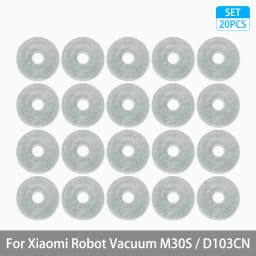For Xiaomi Mijia M30S D103CN Robot Vacuum Cleaner Accessories Main Side Brush Hepa Filter Mop Cloth Dust Bag Replacement Spare