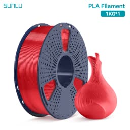 SUNLU 1KG PLA 3D Printer Filament 1.75mm Neatly Wound 3D Printing Filament Fit Most FDM 3D Printers, 1kg Spool (2.2lbs)