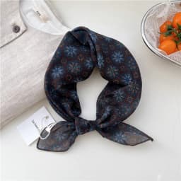 56cm Print Geometric Pattern Headscarf Scarf Square Scarves Kerchief Neckerchief Bandanas Neck Wraps Hair Ribbon Band Headband