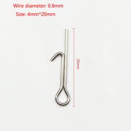 10/30/50Pcs Fishing Bait Stinger Spike Hook Soft Lure Bait Fixed Connecting Pins Needle Swivel Carp Fishing Tackle Accessories