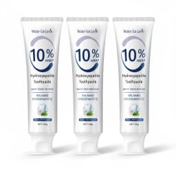 10% Nano Hydroxyapatite Toothpaste Restores White Teeth. Protects Gums. Deep Cleans. Brightens Smile. 100g Fresh Mint.