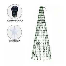Christmas Decorations 2024 Tree Led Lights String Application DIY Image LED RGB IC Fairy Bluetooth Control
