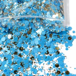 50g Holographic Mixed Hexagon Shape Chunky Irediscent Nail Art Glitter Flakes Laser Sparkly Sequins Slices Nail Art Decoration