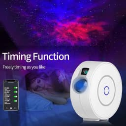 Intelligent Aurora Galaxy Starry Sky Projector Lamp Colorful 3D Nebula Dream Adjustment for Gaming Room Decor LED Lights Gift