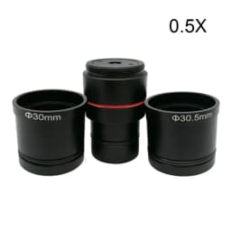 C-mount Adapter Lens C Mount Lens for USB Industrial Camera Digital Eyepiece Connected Microscope Reduction Relay Lens 0.3X 0.4X