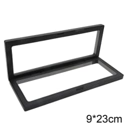 5Pcs 3D Floating Frame Jewelry Display Stand Shadow Box Ring Pendant Holder Stone Presentation Case Gift Box