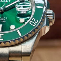 Full Custom Corgeut NH35 Automatic Watch Men Diver 100M Sapphire Ceramic Bezel Steel Personalized Logo Dial Crown Caseback