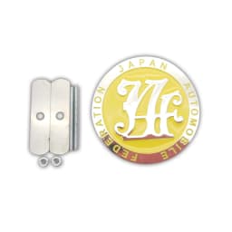 Hot 13 Colors Universal JDM Car Front Grille Badge Logo Zinc Alloy Japan Automobile Federation JAF Emblem Badge Auto Accessories
