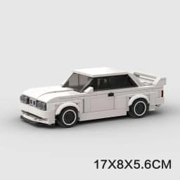 InhawBrick MOC E30 Speed Racing Vehicle Racer Building Blocks M3 Sports Car Adults Brick Sets Model Toys for Kids Gifts
