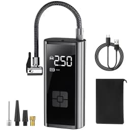 Wireless Car Air Pump Portable Air Compressor Electric Tire Inflator with LCD Digital Display for Car Motorcycles Bicycle Ball