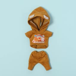 Cartoon OB11 overalls jumpsuit clothes clothes With Hat Doll Accessories Clothing for ob11,obitsu 11,molly, gsc,1/12 BJD Dolls
