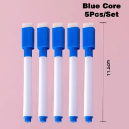 5Pcs/Set Erasable Whiteboard Marker Pen Colorful White Board Pen Graffiti Color Pen Office School Art Marker Stationery