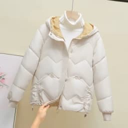 Down Padded Jacket Female 2022 New Women's Short Cotton Coat Women's Korean Version of the Warm Jacket Loose Cotton Jacket Tide