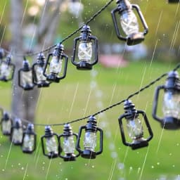 LED Solar Lamp String Lantern Bottle Retro Light String Christmas Decoration Lamp Garden Atmosphere Light Outdoor Camping Light