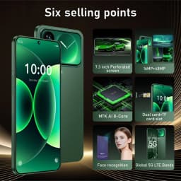 K-Touch M18 Pro Max Smartphone 5G 7.3inch Full Screen 7800mAh Mobile Phones Android Cell Phone 22GB 2TB 5G Dual SIM Global Version Unlocked
