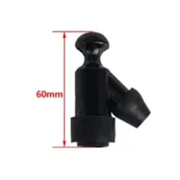 2Pcs Black Spark Plug Cap For Engine Lawnmower Mower Replacement Parts Gardening Power Tool Accessories
