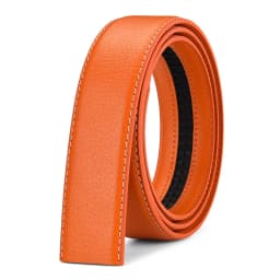 Belt No Buckle for Automatic Buckle PU Leather Belts Without Buckle for Men Women No Buckle 3.5cm Wide 150 160cm