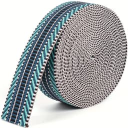 5 Yards Nylon Webbing Ribbon Striped Webbing Webbing Ribbon for Crafts Bag Handles Camera Purse Strap DIY Pet Collars Backpack