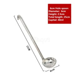 Stainless Steel Long Handle Ladle Serving Spoon Big Round Dinner soup Scoop Buffet Creative Kitchen Cooking Utensils Tableware