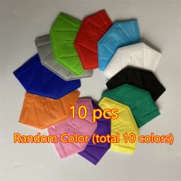 10-200pcs FFP2 Mask Approved CE 5 Layers Face Mask KN95 Filter Respirator Pink Reusable Adults Protective KN95 FFP2 Mascarilla