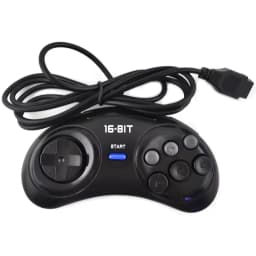 1/2Pcs 6 Button Game Controller for SEGA Genesis MD 16 Bit Wired Gamepad Classic Game Accessories