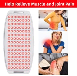 Red Light Therapy Belt for Body Cordless Near Infrared Light Therapy Pain Relief & Inflammation with Soft Breathable Fabric