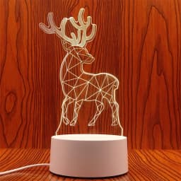 3D LED Lamp Creative 3D LED Night Lights Novelty Illusion Night Lamp 3D Illusion Table Lamp For Home Christmas Decorative Light