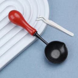 High-Quality Lacquer Seal Non Stick Spoon Sealing Wax Spoon Stamp Seal Heating Lacquer Wax Tool Anti Stick Easy To Clean